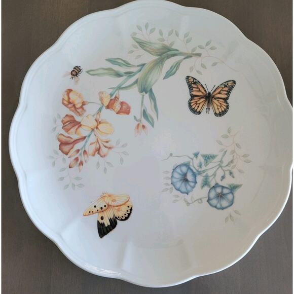 Lenox Butterfly Meadow - MONARCH - 11" Dinner Plate - Picture 1 of 7